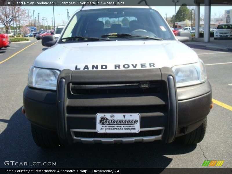 Zambezi Silver Metallic / Alpaca Beige 2003 Land Rover Freelander SE