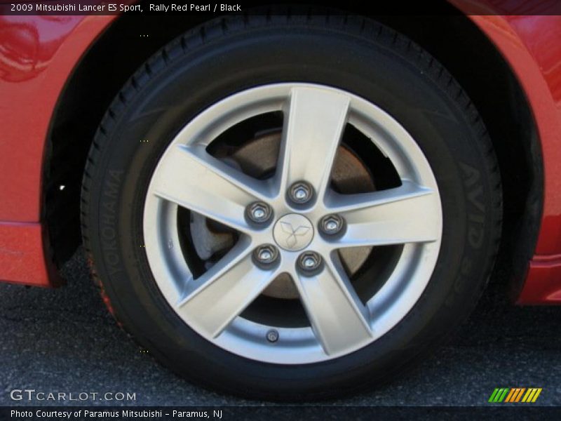 Rally Red Pearl / Black 2009 Mitsubishi Lancer ES Sport