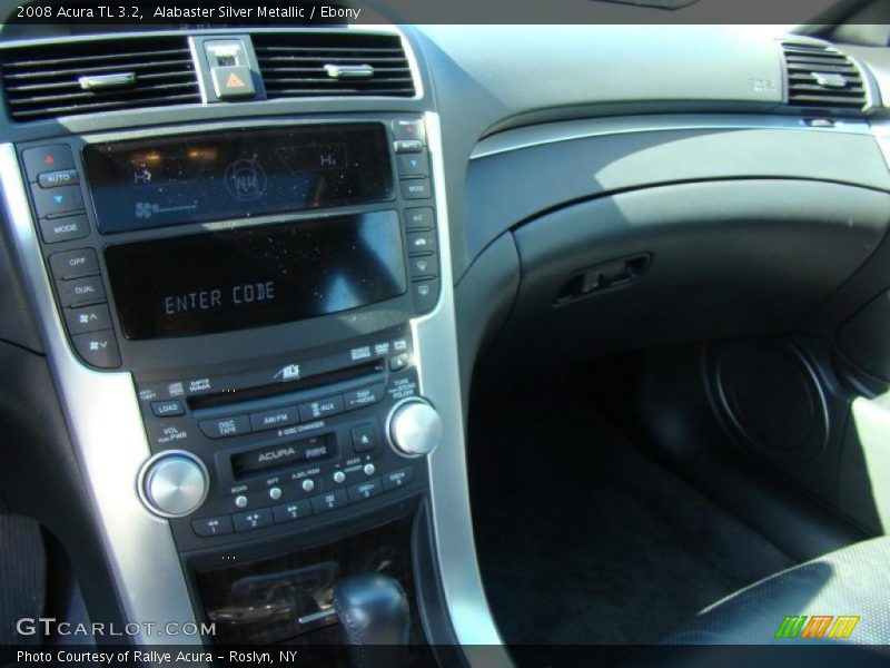 Alabaster Silver Metallic / Ebony 2008 Acura TL 3.2