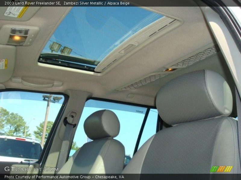 Zambezi Silver Metallic / Alpaca Beige 2003 Land Rover Freelander SE