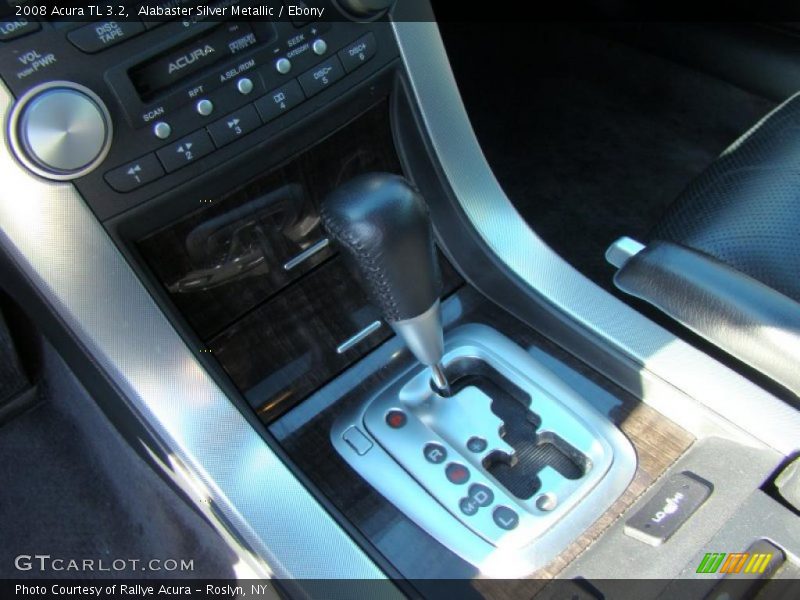 Alabaster Silver Metallic / Ebony 2008 Acura TL 3.2