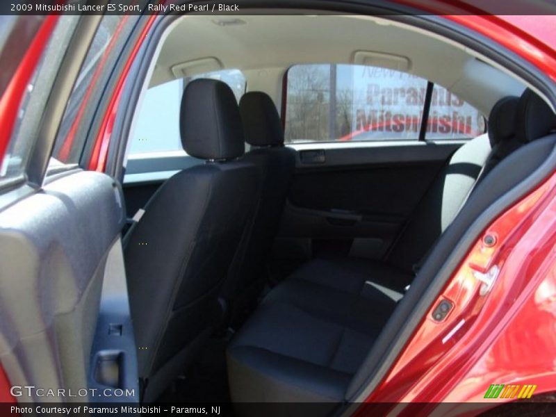 Rally Red Pearl / Black 2009 Mitsubishi Lancer ES Sport