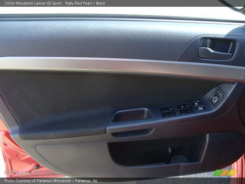 Rally Red Pearl / Black 2009 Mitsubishi Lancer ES Sport