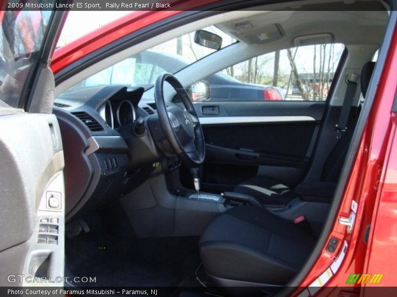Rally Red Pearl / Black 2009 Mitsubishi Lancer ES Sport