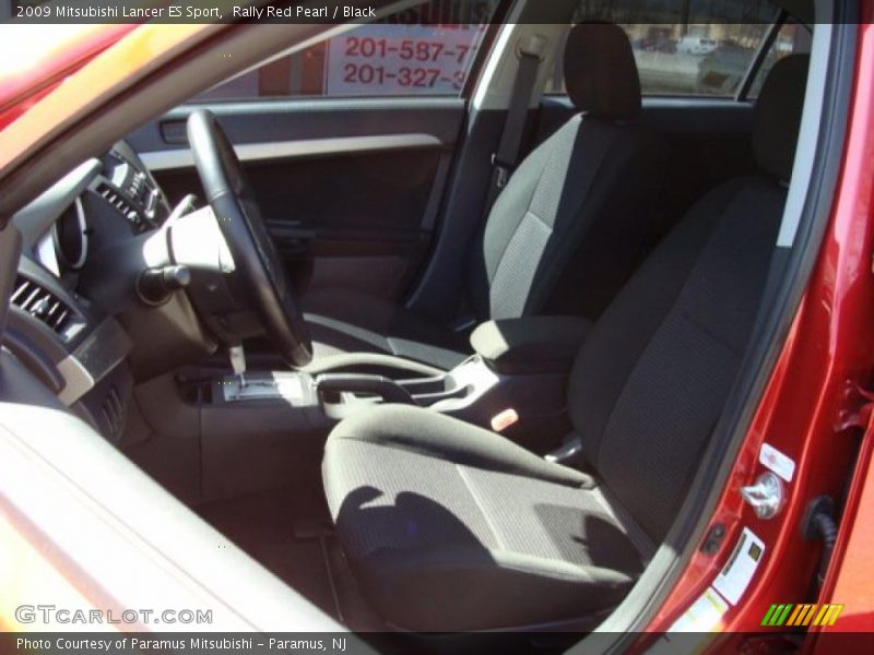 Rally Red Pearl / Black 2009 Mitsubishi Lancer ES Sport