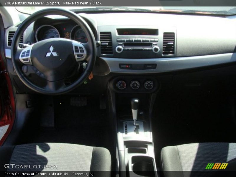 Rally Red Pearl / Black 2009 Mitsubishi Lancer ES Sport