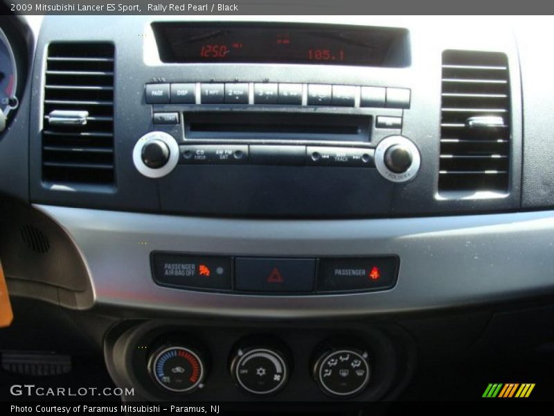 Rally Red Pearl / Black 2009 Mitsubishi Lancer ES Sport