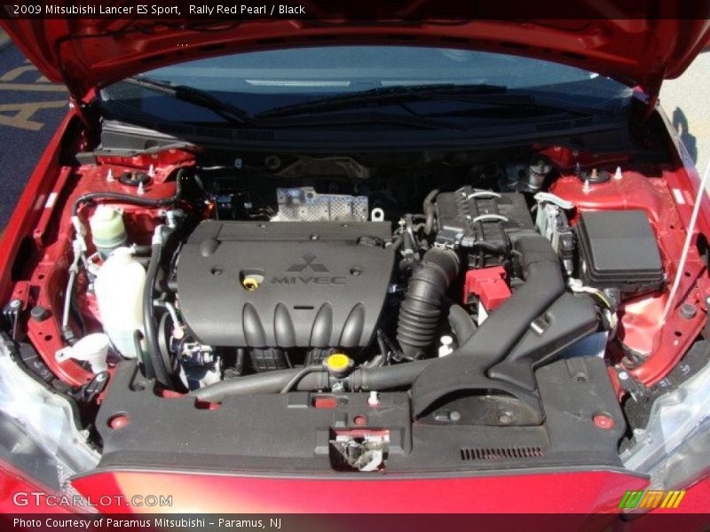 Rally Red Pearl / Black 2009 Mitsubishi Lancer ES Sport