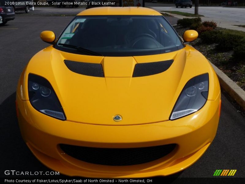 Solar Yellow Metallic / Black Leather 2010 Lotus Evora Coupe