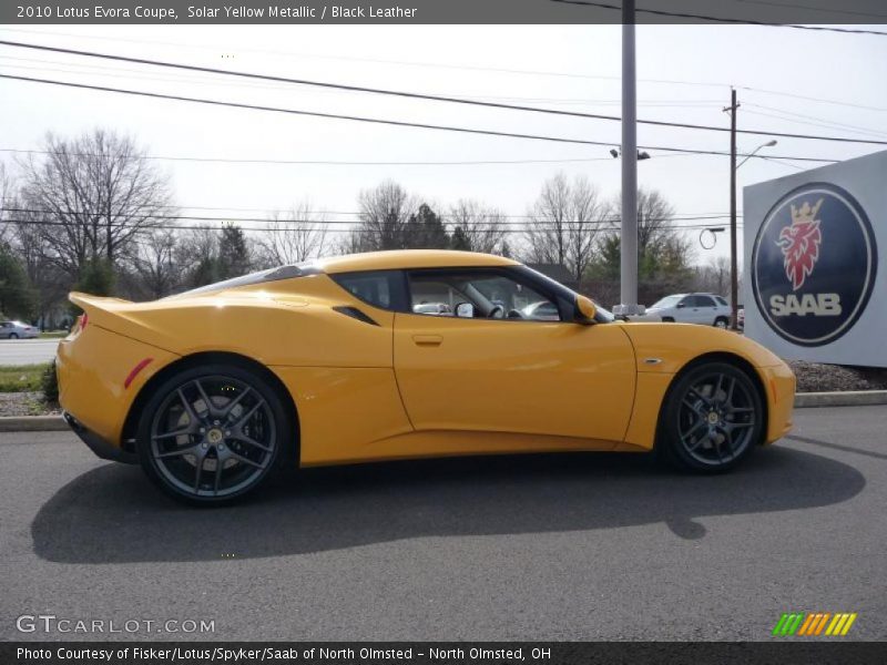 Solar Yellow Metallic / Black Leather 2010 Lotus Evora Coupe