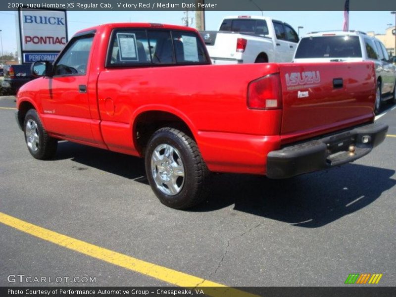 Victory Red / Medium Dark Pewter 2000 Isuzu Hombre XS Regular Cab