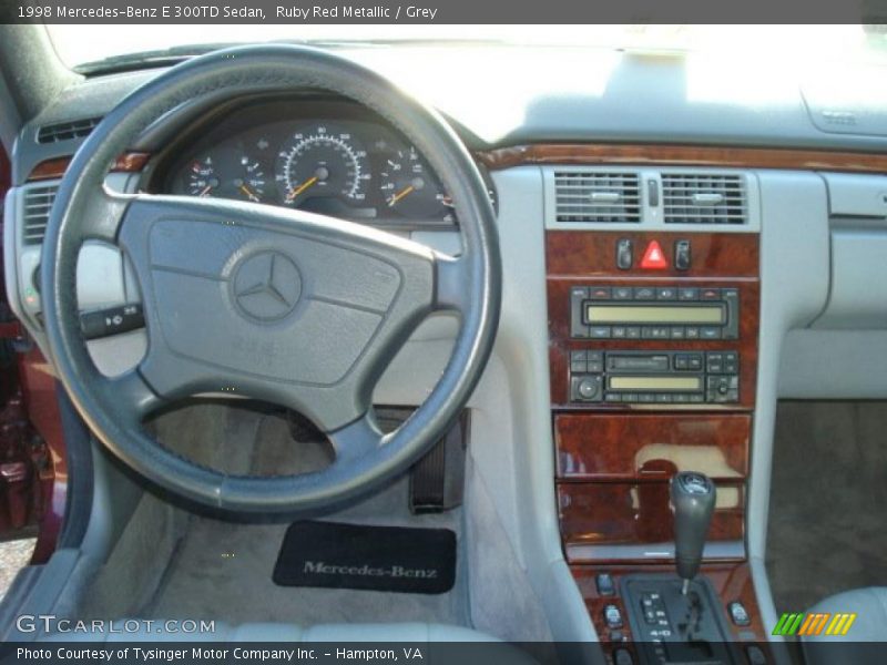 Ruby Red Metallic / Grey 1998 Mercedes-Benz E 300TD Sedan