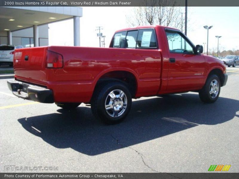 Victory Red / Medium Dark Pewter 2000 Isuzu Hombre XS Regular Cab