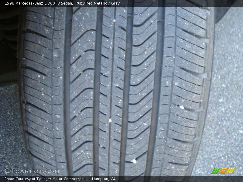 Ruby Red Metallic / Grey 1998 Mercedes-Benz E 300TD Sedan