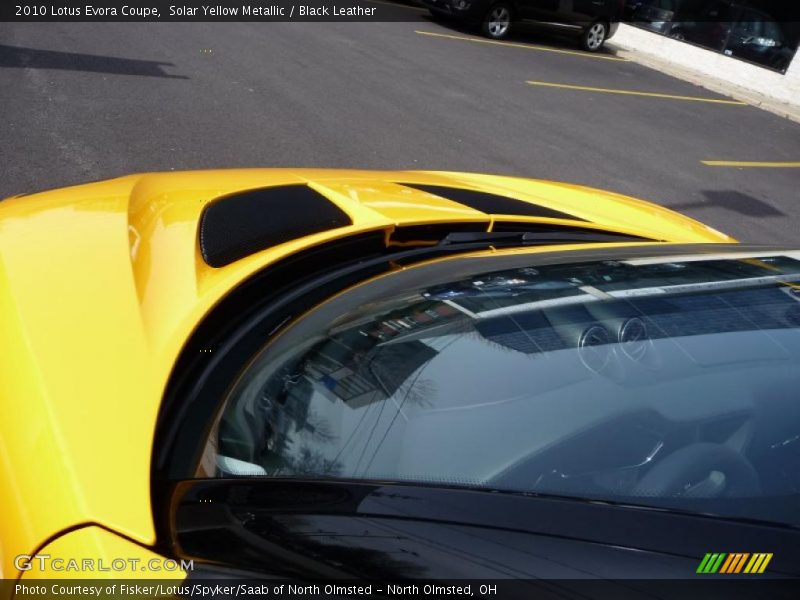 Solar Yellow Metallic / Black Leather 2010 Lotus Evora Coupe