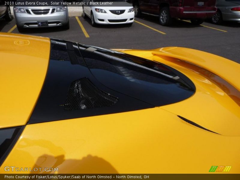 Solar Yellow Metallic / Black Leather 2010 Lotus Evora Coupe