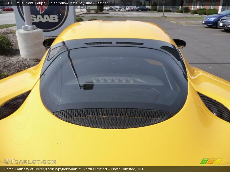 Solar Yellow Metallic / Black Leather 2010 Lotus Evora Coupe