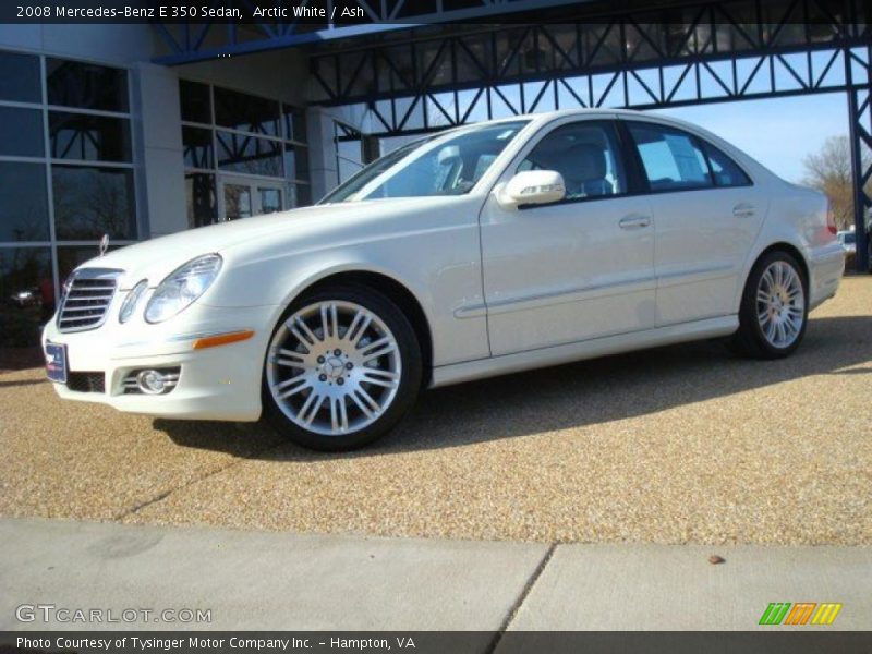 Arctic White / Ash 2008 Mercedes-Benz E 350 Sedan