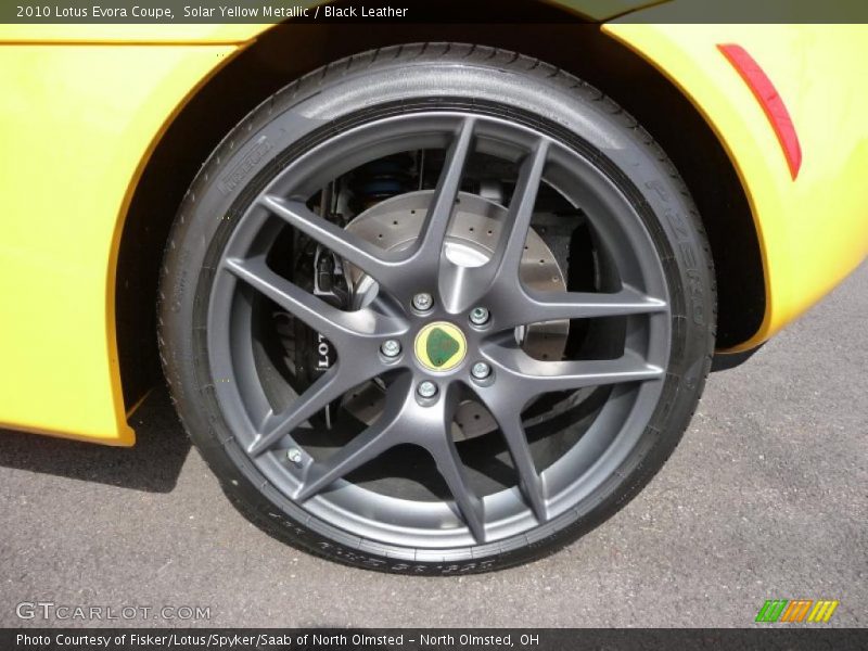 Solar Yellow Metallic / Black Leather 2010 Lotus Evora Coupe