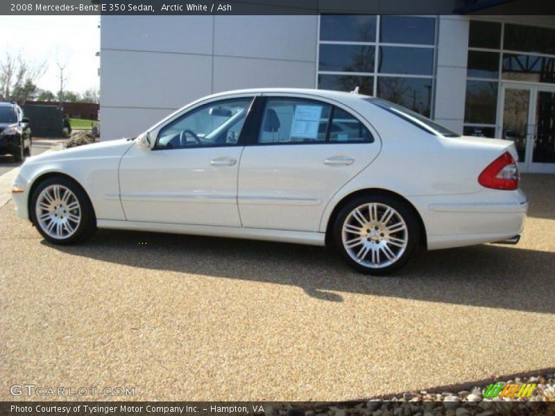 Arctic White / Ash 2008 Mercedes-Benz E 350 Sedan