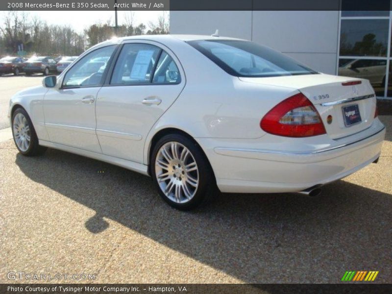 Arctic White / Ash 2008 Mercedes-Benz E 350 Sedan