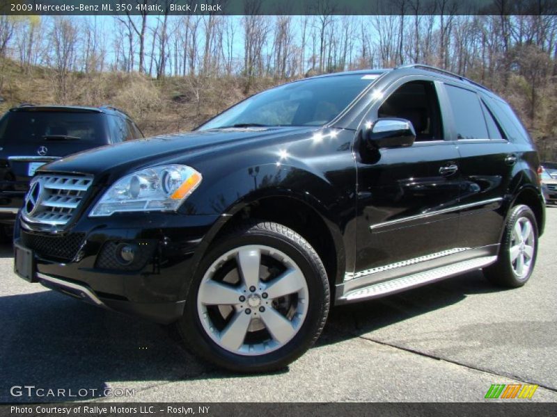 Black / Black 2009 Mercedes-Benz ML 350 4Matic