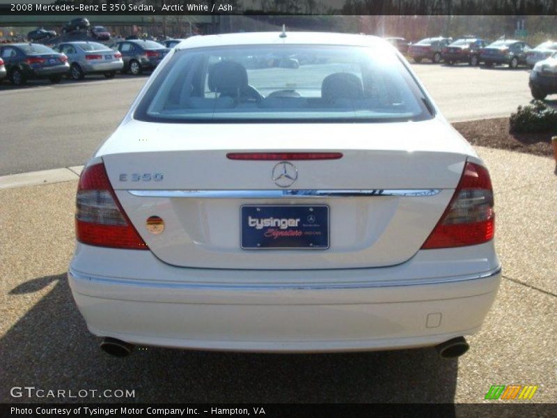 Arctic White / Ash 2008 Mercedes-Benz E 350 Sedan