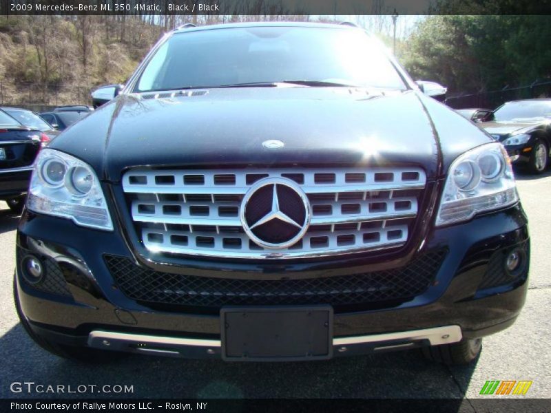 Black / Black 2009 Mercedes-Benz ML 350 4Matic