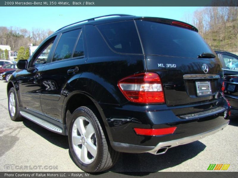 Black / Black 2009 Mercedes-Benz ML 350 4Matic