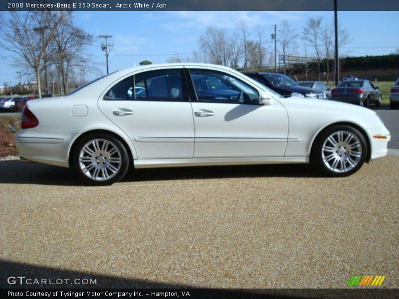 Arctic White / Ash 2008 Mercedes-Benz E 350 Sedan