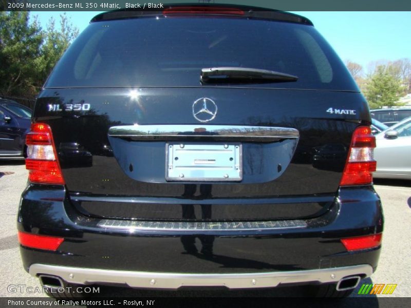 Black / Black 2009 Mercedes-Benz ML 350 4Matic