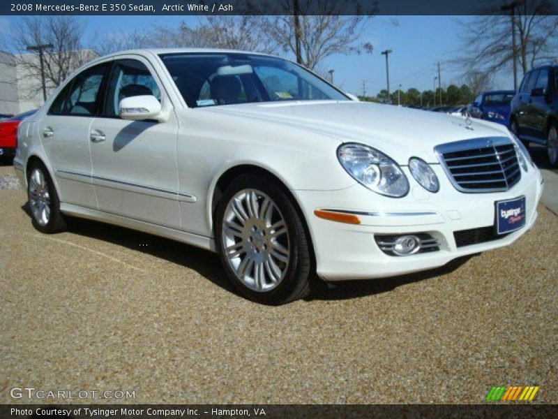 Arctic White / Ash 2008 Mercedes-Benz E 350 Sedan