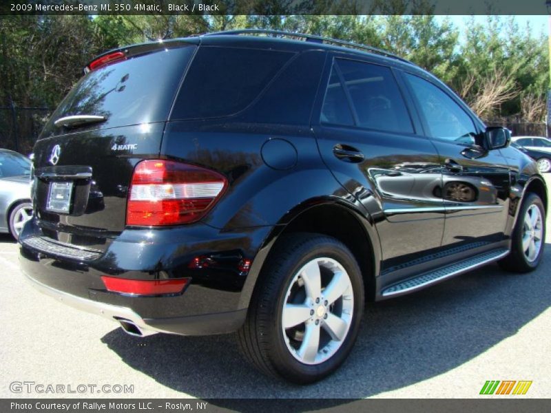Black / Black 2009 Mercedes-Benz ML 350 4Matic