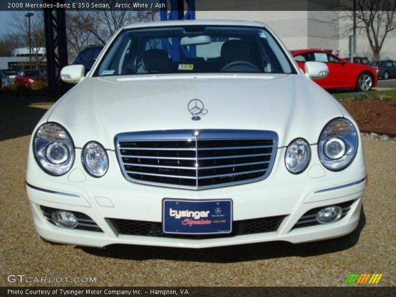 Arctic White / Ash 2008 Mercedes-Benz E 350 Sedan