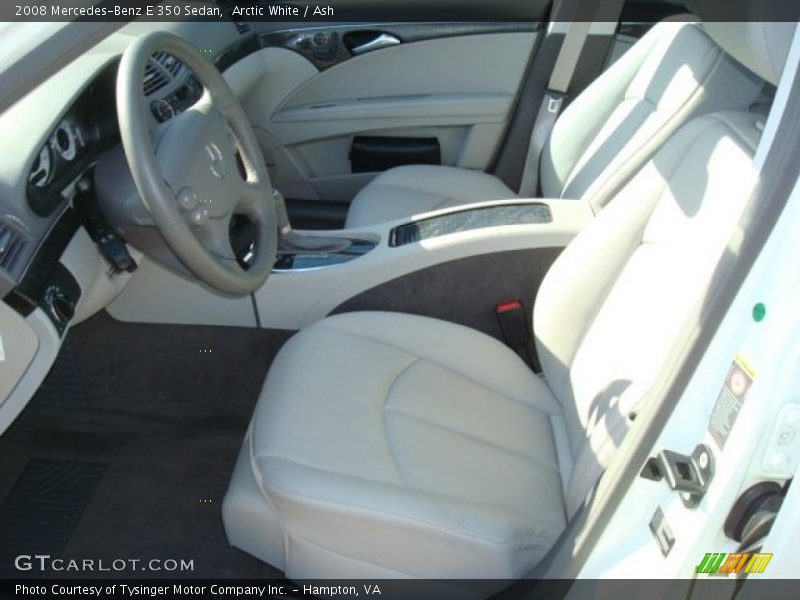 Arctic White / Ash 2008 Mercedes-Benz E 350 Sedan