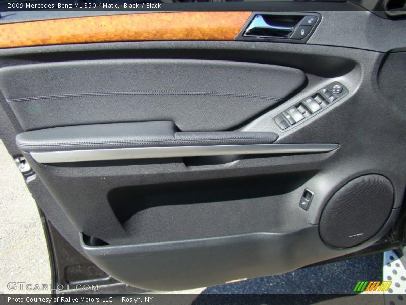 Black / Black 2009 Mercedes-Benz ML 350 4Matic