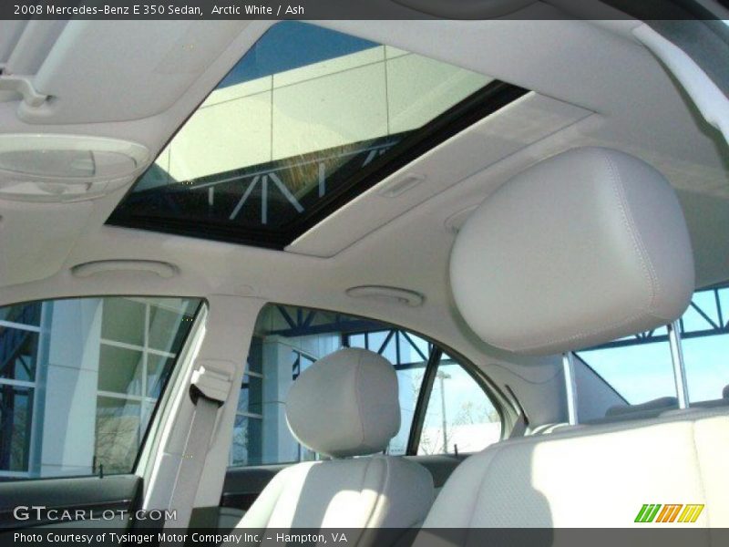 Arctic White / Ash 2008 Mercedes-Benz E 350 Sedan