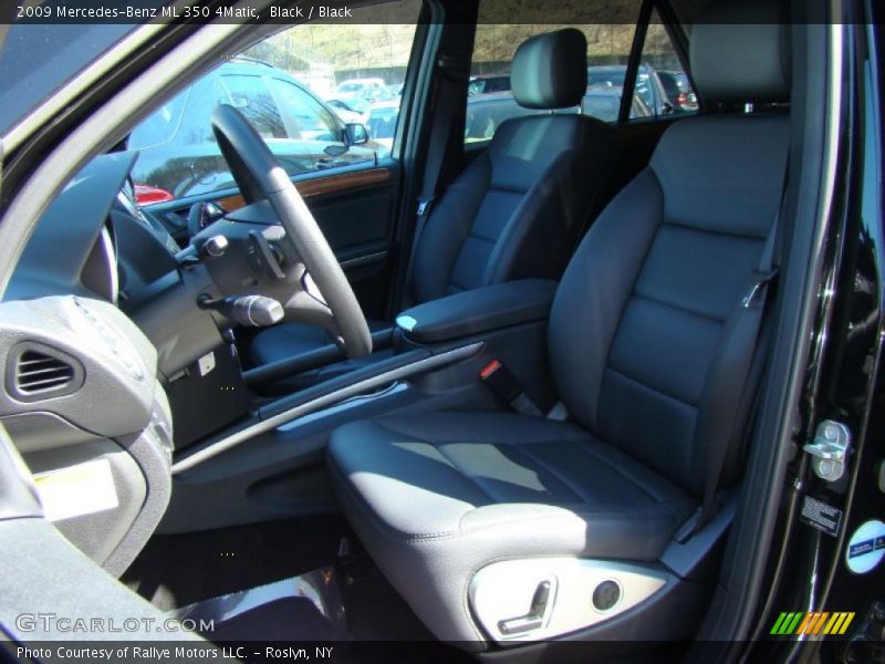 Black / Black 2009 Mercedes-Benz ML 350 4Matic