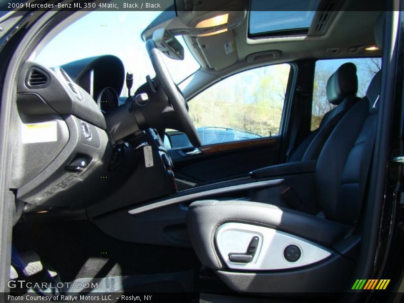Black / Black 2009 Mercedes-Benz ML 350 4Matic