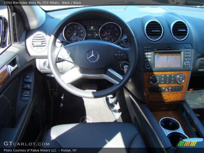 Black / Black 2009 Mercedes-Benz ML 350 4Matic
