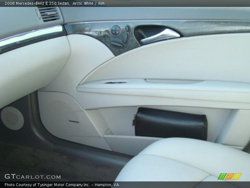 Arctic White / Ash 2008 Mercedes-Benz E 350 Sedan
