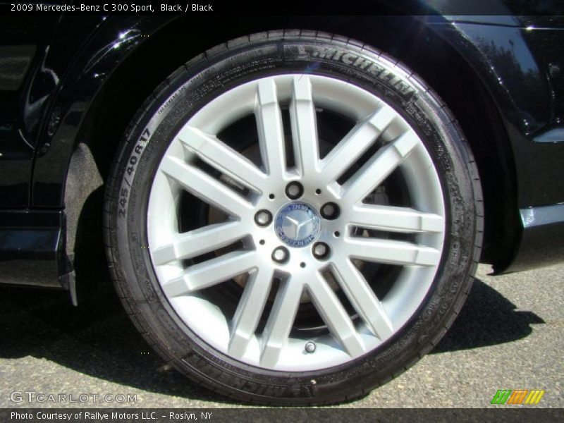 Black / Black 2009 Mercedes-Benz C 300 Sport