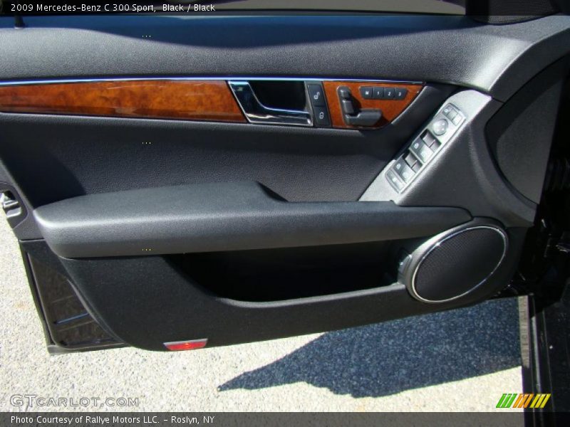 Black / Black 2009 Mercedes-Benz C 300 Sport