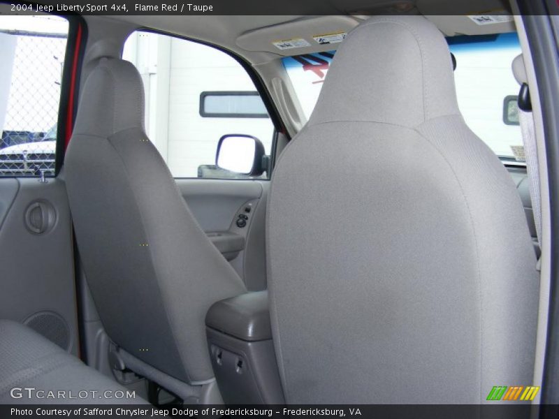 Flame Red / Taupe 2004 Jeep Liberty Sport 4x4