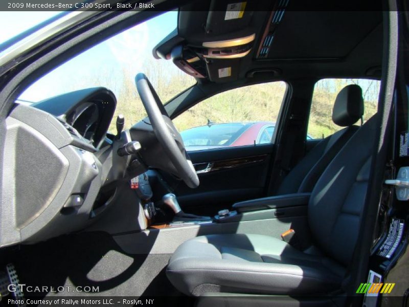 Black / Black 2009 Mercedes-Benz C 300 Sport