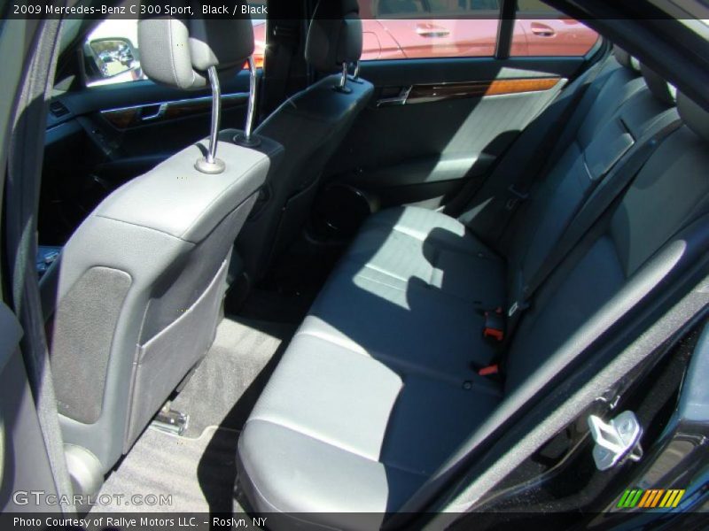 Black / Black 2009 Mercedes-Benz C 300 Sport