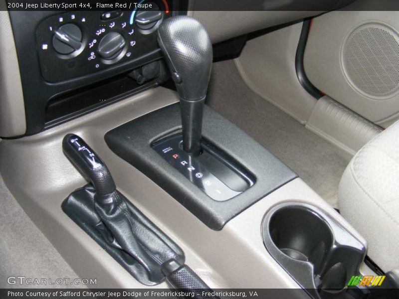 Flame Red / Taupe 2004 Jeep Liberty Sport 4x4