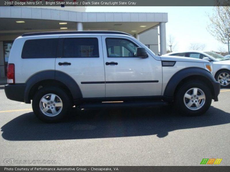 Bright Silver Metallic / Dark Slate Gray/Light Slate Gray 2007 Dodge Nitro SXT