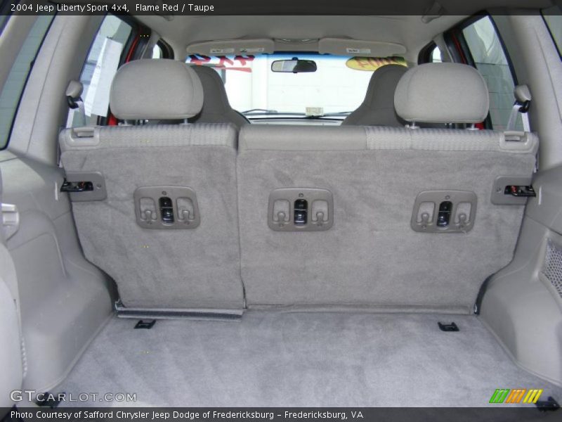 Flame Red / Taupe 2004 Jeep Liberty Sport 4x4