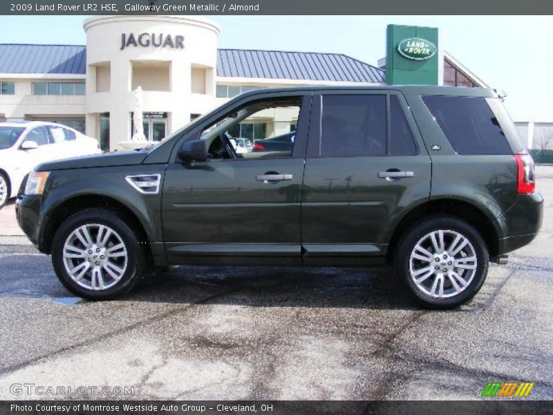 Galloway Green Metallic / Almond 2009 Land Rover LR2 HSE